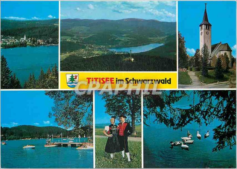 Modern Postcard Titisee im Schwarzwald