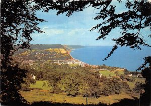 uk50128 view of peak hill sidmouth devon uk