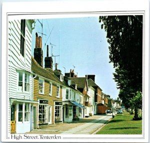 Postcard - High Street - Tenterden, England