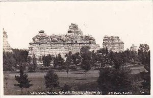 Wisconsin Camp Douglas Castle Rock Real Photo RPPC