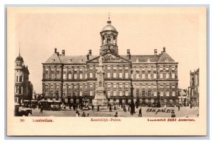 Royal Palace Amsterdam Netherlands UNP UDB Postcard S17