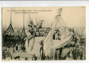 3085308 FRANCE Carnaval Nice 1908 Char Marocaine Danse Old PC