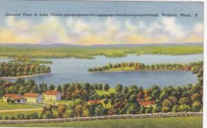 Massachusetts Webster General View Of Lake Chargoggagoggmanchaugagoggchaubuna...