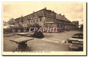 Old Postcard Mont Sainte Odile Terrace