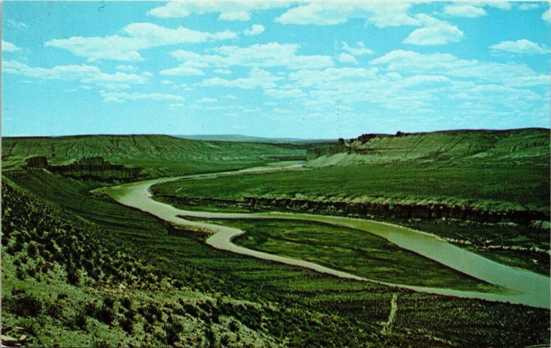 Green River Flaming Gorge National Recreation Area Postcard VTG UNP Vintage 