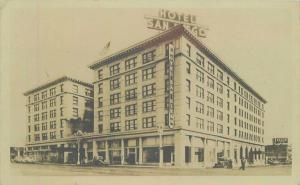 Automobiles Hotel San Diego California 1930s RPPC Photo Postcard 4372