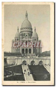 Old Postcard Paris Sacre Coeur