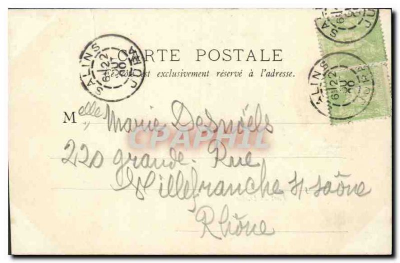 Old Postcard Salins les Bains Pont du Diable