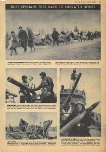 Vintage The Star Weekly, August 1943 WW II Photographs, Military Men, Woman