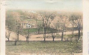 Bird's Eye View Of New Dorp Staten Island NY, 1909 Real Photo Postcard