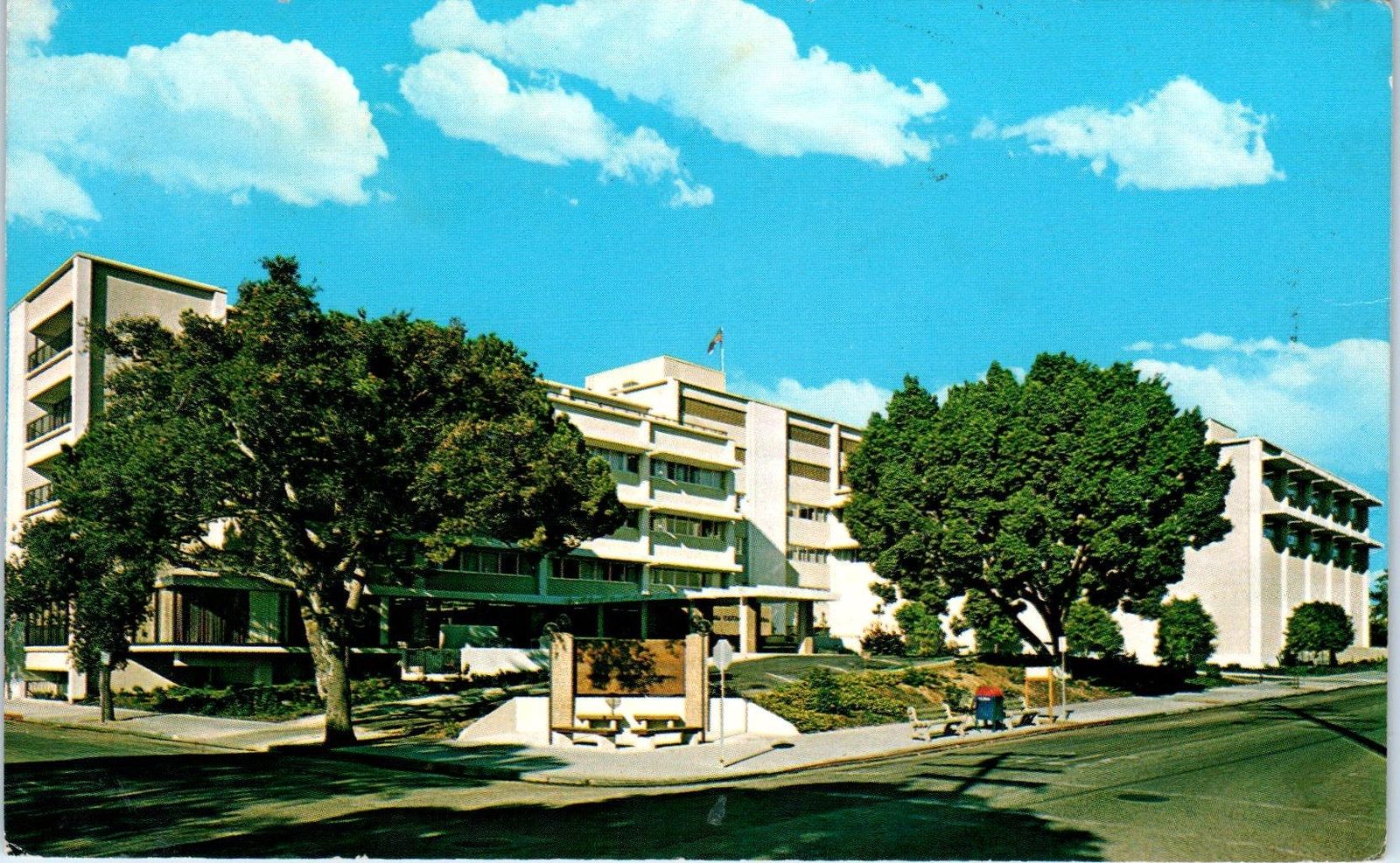 Santa Barbara Ca California Cottage Hospital 1976 Postcard