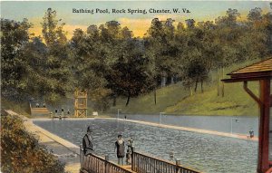 H77/ Chester West Virginia Postcard c1910 Rock Springs Amusement Park 218