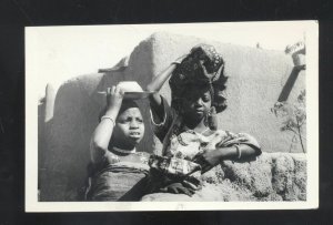 RPPC NIGERIA AFRICA LAGOS NIGERIA NIGERIAN WOMEN REAL PHOTO POSTCARD