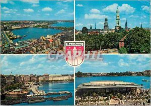 Modern Postcard Hamburg