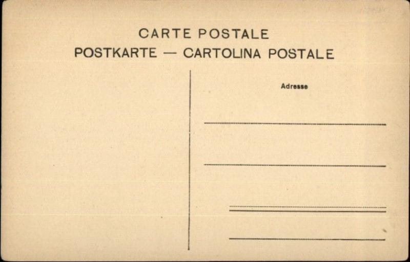 Switzerland RR Train Rigibahn Krabelwand c1910 Postcard