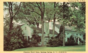 Vintage Postcard 1920's Chauncey Olcott Home Saratoga Springs New York NY