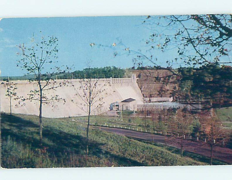 Pre-1980 DAM SCENE Lake Norfork - Ozarks Near Mountain Home Arkansas AR G6390