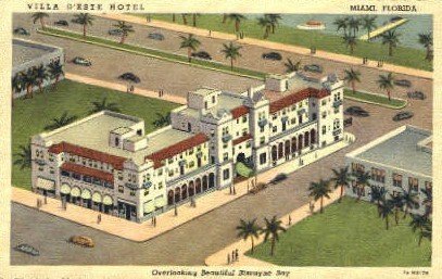 Villa D'este Hotel - Miami, Florida FL