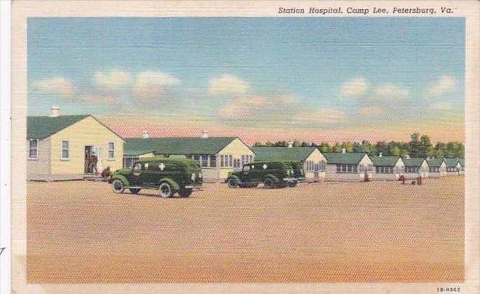 Virginia Petersburg Station Hospital Camp Lee 1942 Curteich