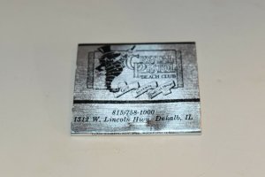 Crystal Pistol Beach Club DeKalb Illinois 30 Strike Matchbook