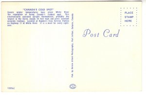 White River, The Coldest Spot, -72 Thermometer