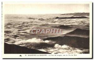 Old Postcard Bagneres de Bigorre The sea of ​​clouds view Pix Noon