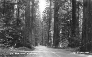uk41681 redwood highway real photo usa