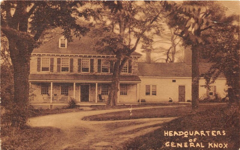 New Windsor New York 1930s Postcard Headquarters of General Knox Revolution War