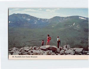 Postcard Mt. Katahdin from Turner Mountain, Maine