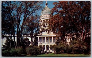 Vtg Augusta Maine ME State Capitol Building Postcard