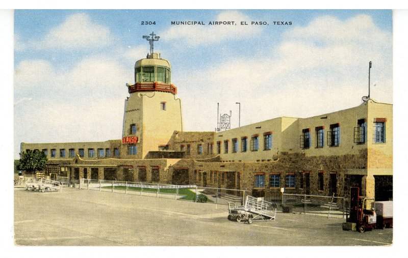 TX - El Paso. Municipal Airport.