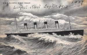 S.S. Olympic, White Star Line View image 