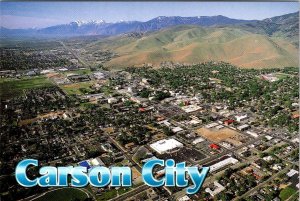 2~4X6 Postcards CARSON CITY, NV Nevada  ORMSBY HOUSE~NUGGET CASINO & AERIAL VIEW