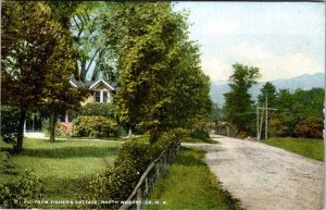 Postcard HOUSE SCENE Woodstock New Hampshire NH AM7116