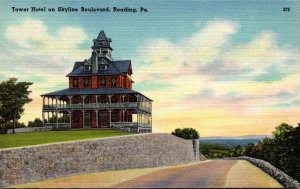 Pennsylvania Reading Tower Hotel On Skyline Boulevard