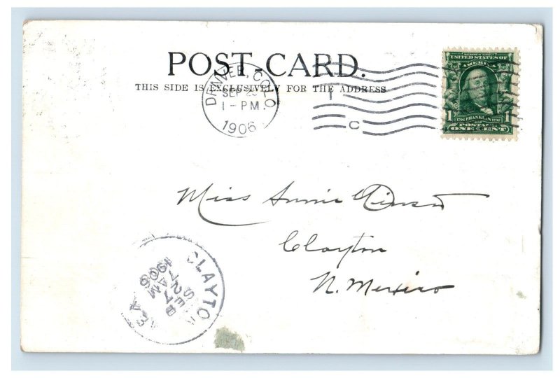 1906 The Golden Eagle Department Store Denver Postcard P30E