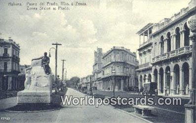 Paseo del Prado Habana Republic of Cuba Unused 