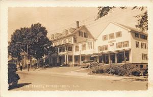 Peterborough NH The Tavern , Putnam Photographer Real Photo RPPC Postcard