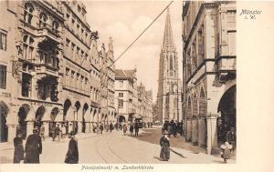 B92526 principalmarkt m lambertikirche  munster i w  germany