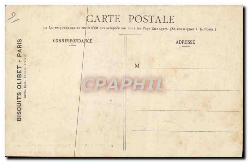 VINTAGE POSTCARD Paris Olivet Cookie Machine Has to cut out