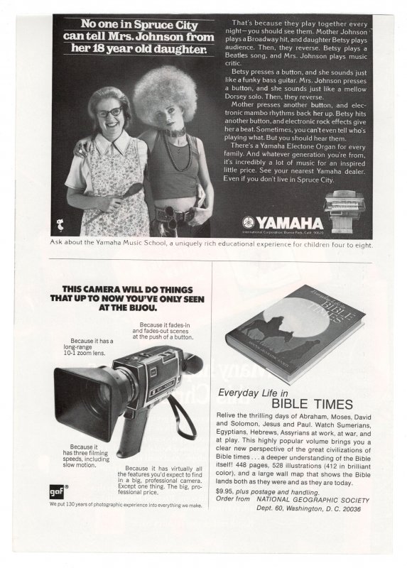 Kodak Prepaid Processing Mailers - 1970's Vintage Ad (Christmas)