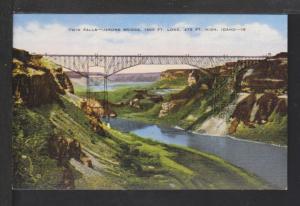 Jerome Bridge,Twin Falls,Idaho Postcard 