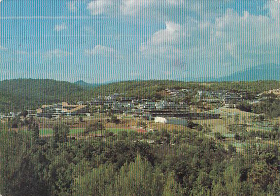 France Valbonne Sophia Antipolis Vue generale Le complexe scolaire et le Plateau