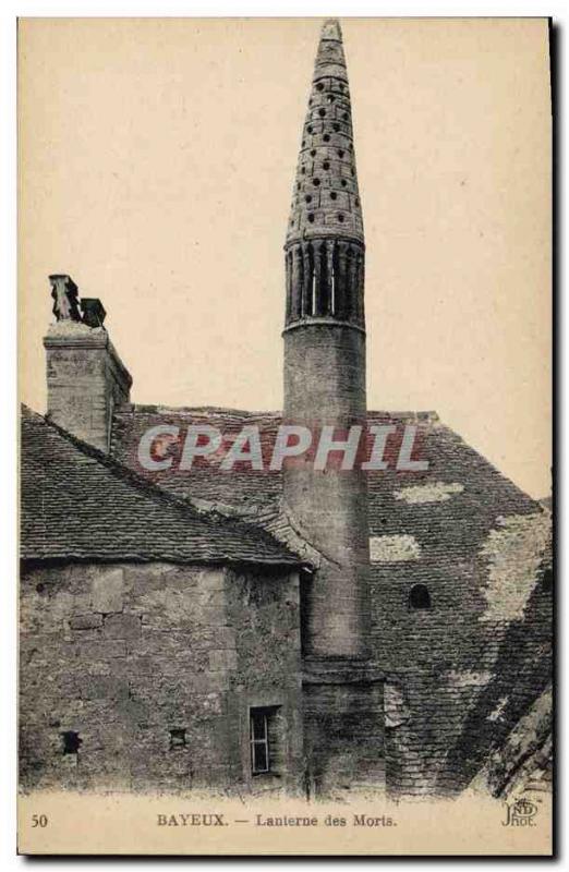 Postcard Old Death Bayeux Lantern of the Dead