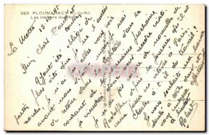 Old Postcard Ploumanach Rocks Lighthouse