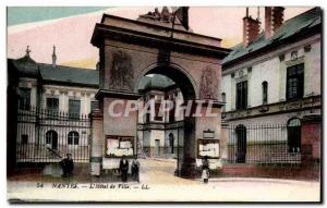 Nantes - L & # 39Hotel City Old Postcard