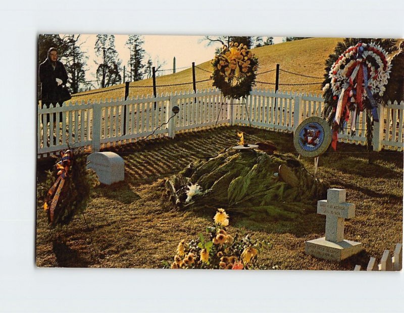 Postcard Grave of John F. Kennedy, Arlington National Cemetery, Arlington, VA