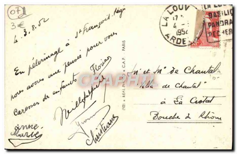 Old Postcard The Louvesc Basilica