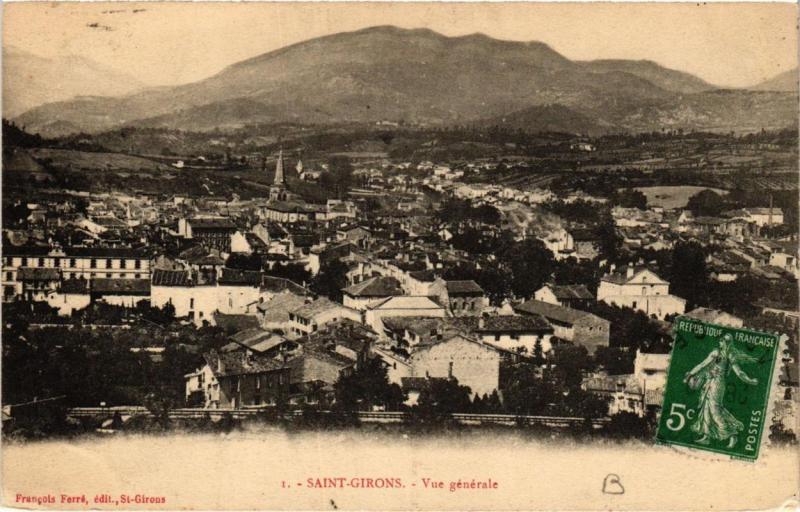 CPA Saint Girons Vue Générale (647113)