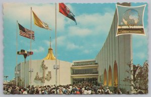 Theme Park & Expo~The Vatican Pavilion~NYWF~Peace~Vintage Postcard